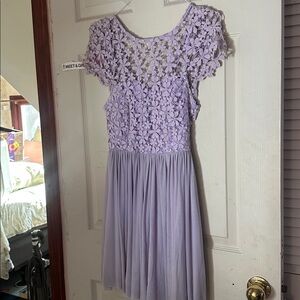 Xenia Boutique Lilac Lace Dress